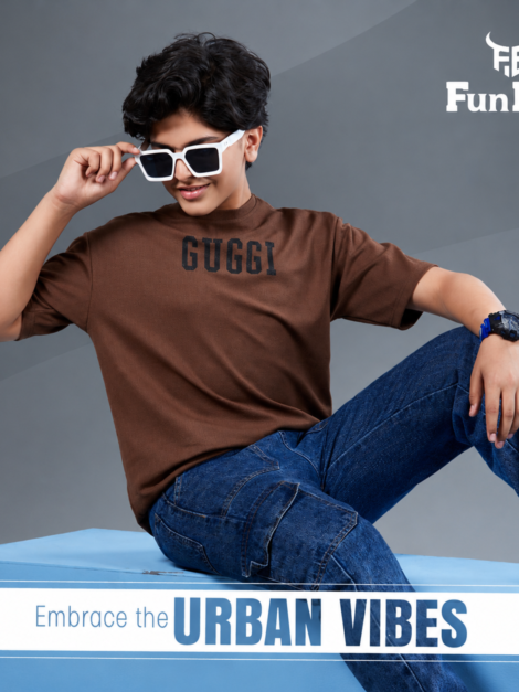 Funbro Kids Downshoulder (FB 48)