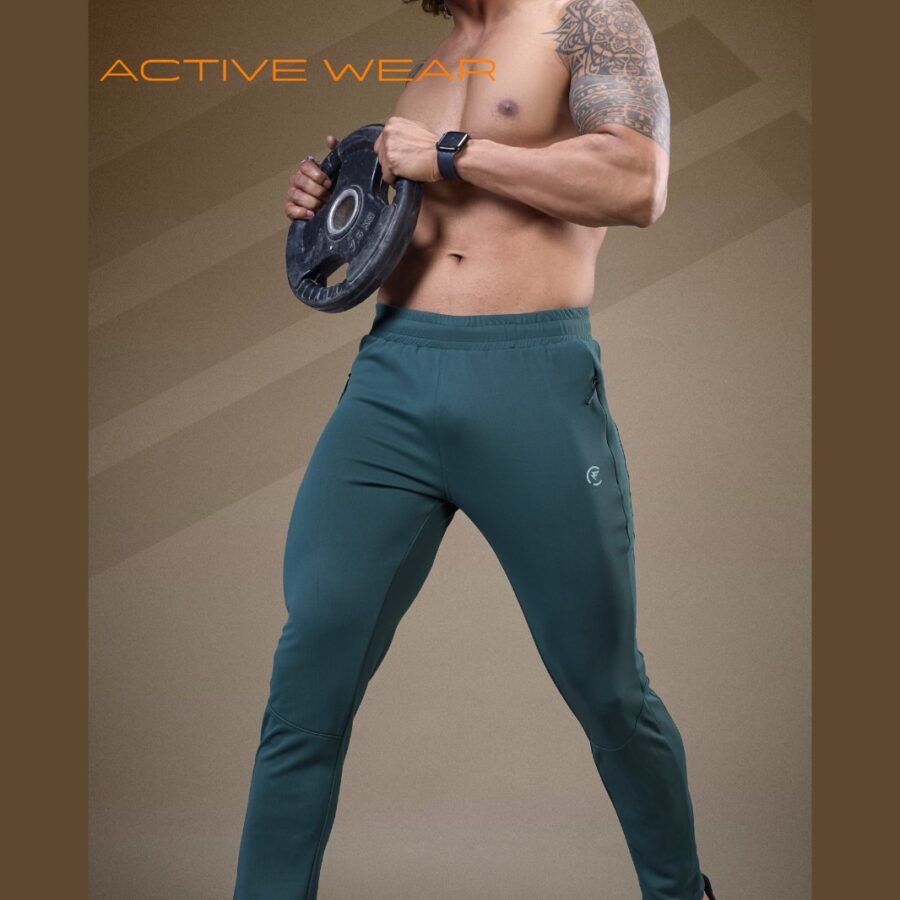 Fitrex Solid Dry-Fit Track Pants