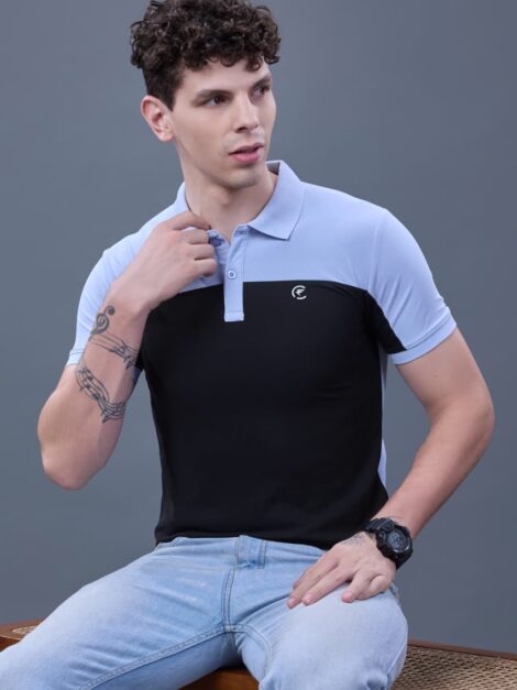 Fitrex Mens Collar Chest Panel Half Sleeve – FX655